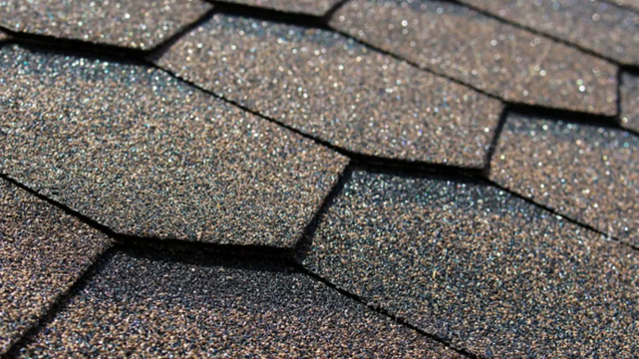 Architectural shingle roofing detail